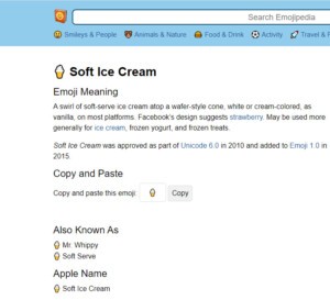 Emojipedia ice cream