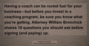 Questions to ask before signing up for a coaching program