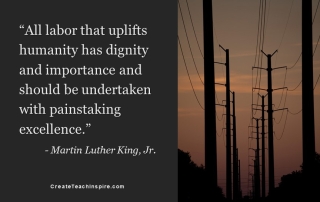 Labor has dignity - Martin Luther King Jr - Faith Works Images for Impact