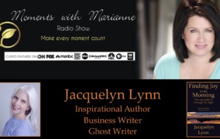 Marianne Pestana interviews Jacquelyn Lynn about her book, Finding Joy in the Morning.