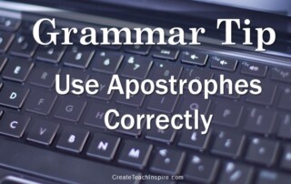 Grammar Tip: Use Apostrophes Correctly - Jacquelyn Lynn