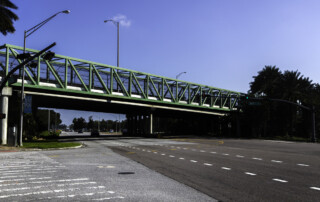 Bridge across city street - Photo by Jerry D Clement