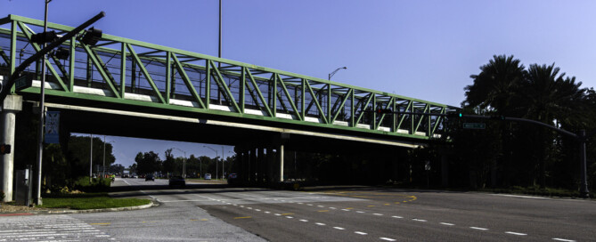 Bridge across city street - Photo by Jerry D Clement