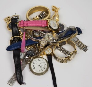 Pile of watches